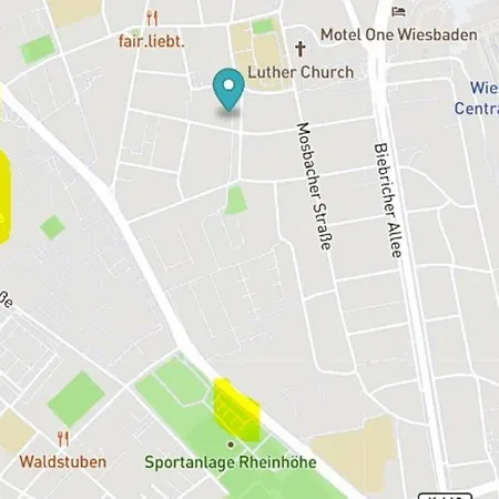 Bahnhofsnahe, Ruhige Und Sonnige 2 Zimmerwohnung Im Dichterviertel 公寓 威斯巴登